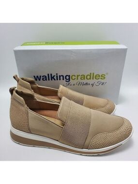 Walking Cradles Womens Dakota Light Taupe Walking Comfort Shoes Size 10 N